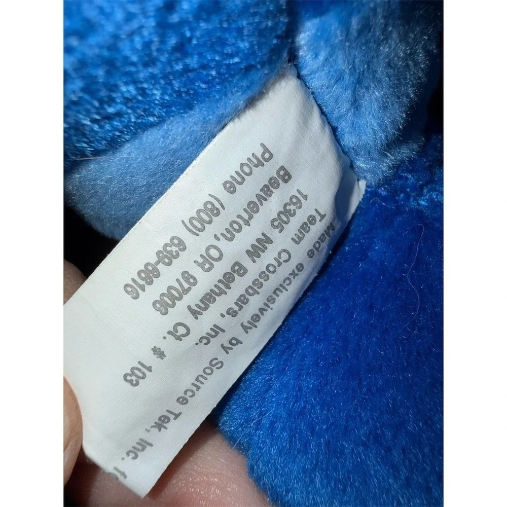 Duke Blue Devils Mascot Plush Blue w/ Cape Sound Button 12